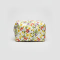 Boxy Pouch - Butterflies with Pansies - Medium