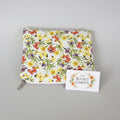 Everyday Pouch - Butterflies and Pansies
