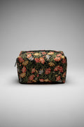 Boxy Pouch - Dark Floral Fan - Medium