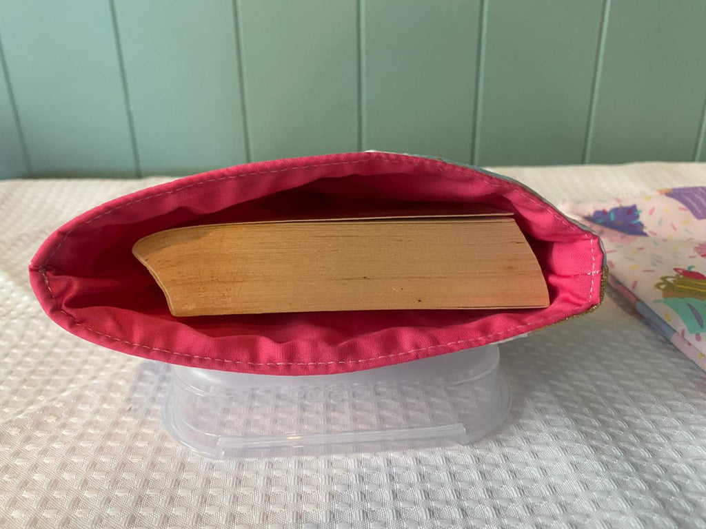 Pink Cupcake Kindle/Book Sleeve - Small