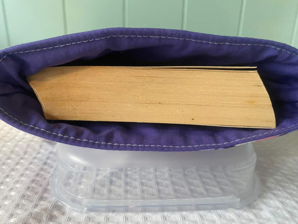 Purple Dinosaur Kindle/Book Sleeve - Small
