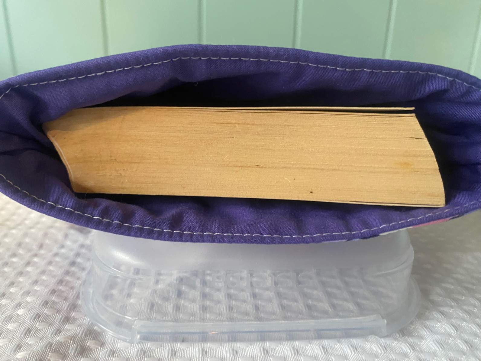 Purple Dinosaur Kindle/Book Sleeve - Small