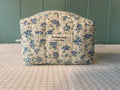Boxy Pouch - Vintage Blue Floral - Small