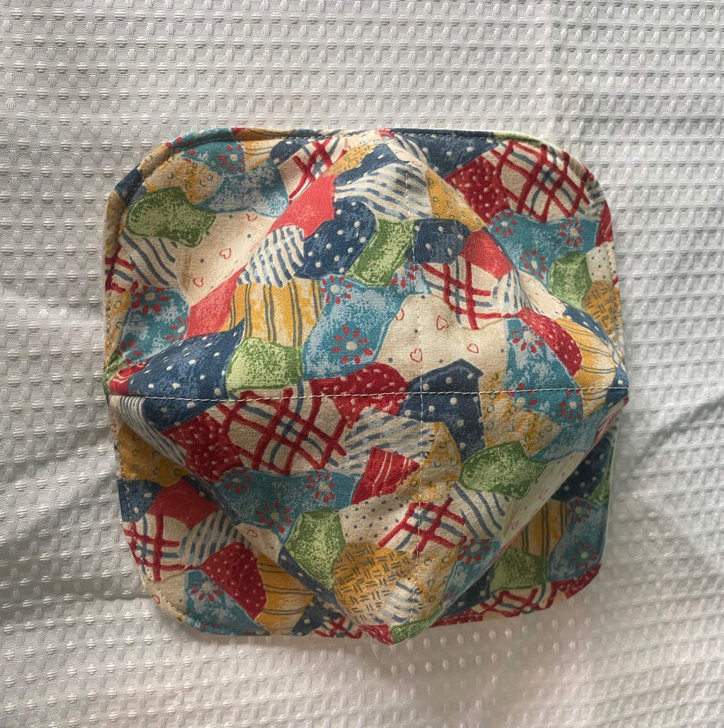 Bowl Cozy - Multicolor Patchwork - Medium