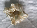 Hair Scrunchie - Normal to Thick Hair - Champagne Satin