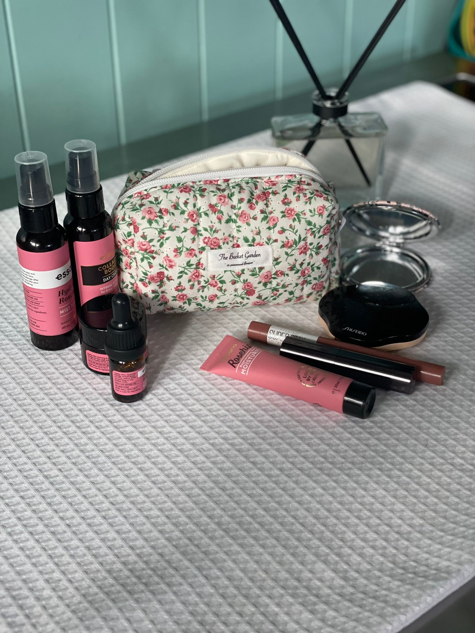 Boxy Pouch - Vintage Rose - Small