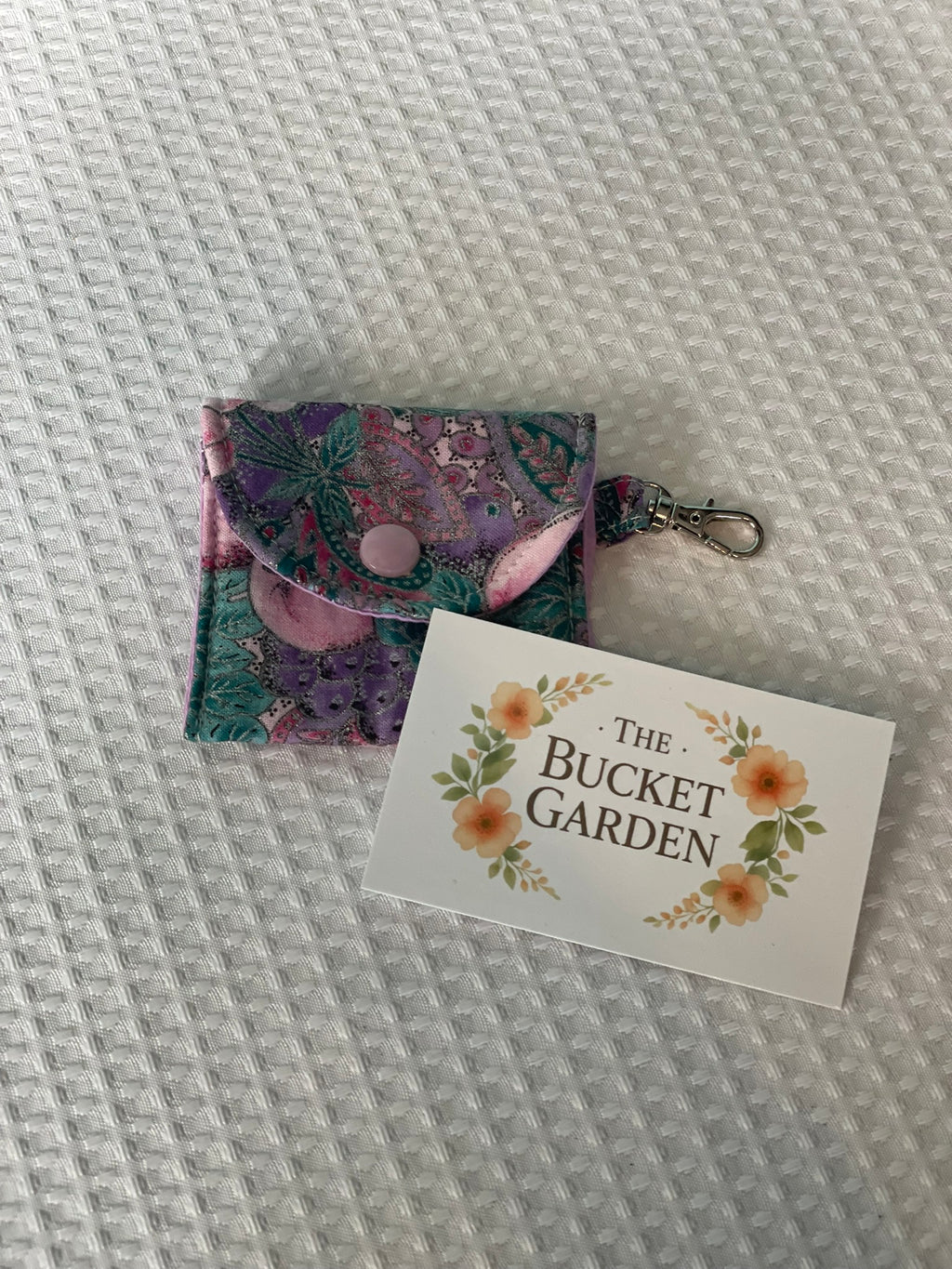 Ear Bud Case - Purple Fruit -Small