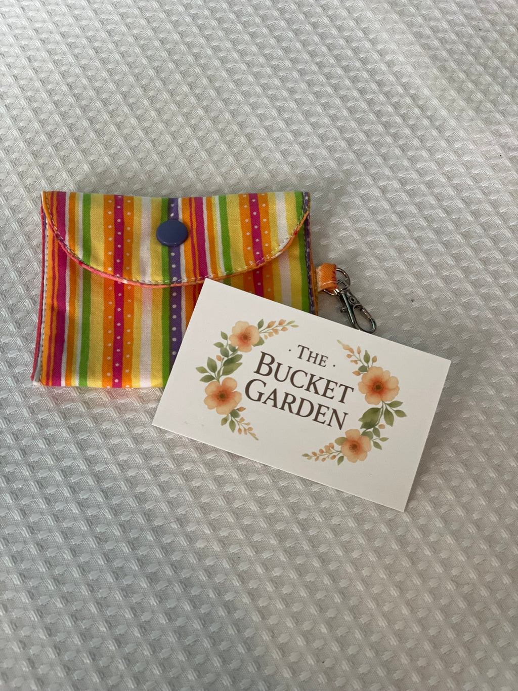 Ear Bud Case - Bright Rainbow - Large