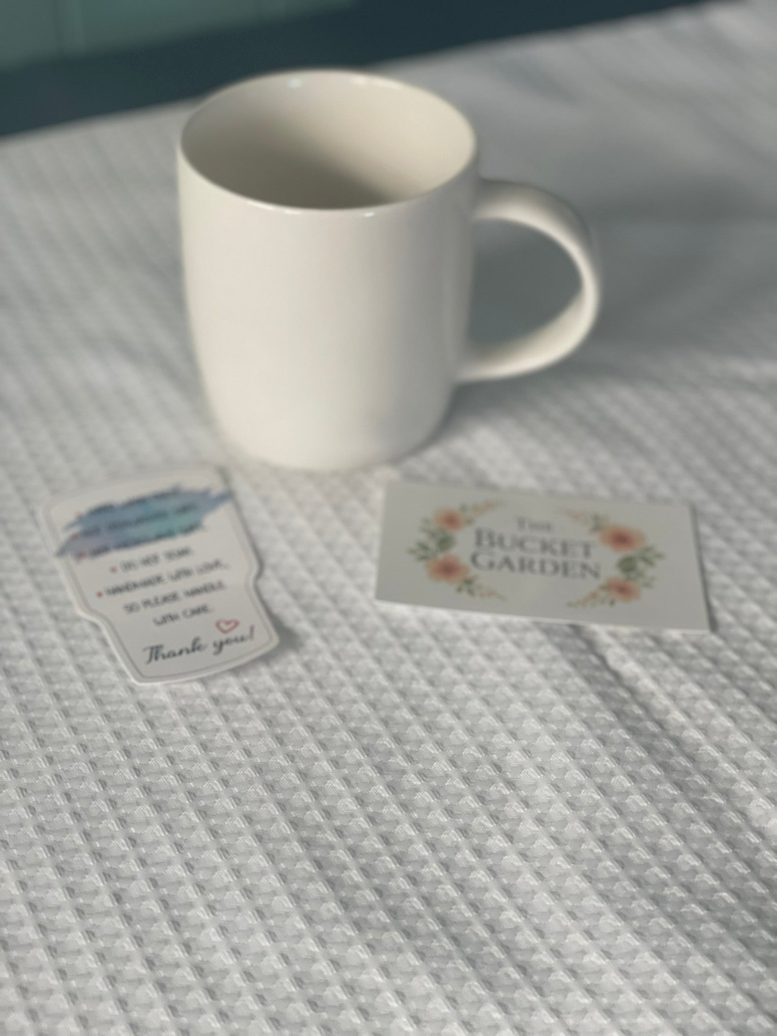 Coffee Cup - Whimsical Thinking Girl with Wild Hair