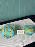 Bowl Cozy - Blue Bananas - Medium