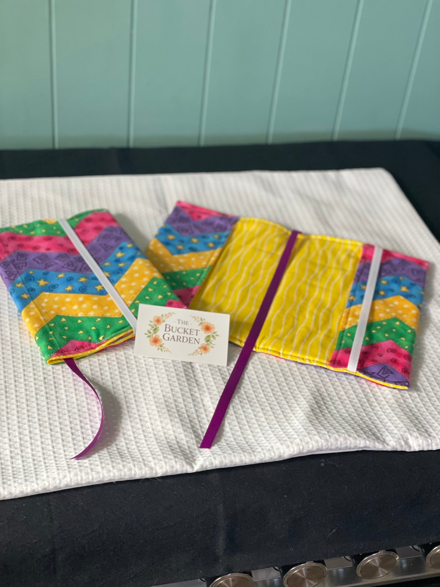 Book Cover - Plunket Book Cover - Rainbow Zig Zag