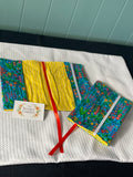 Book Cover - Plunket Book Cover - Blue with Colourful Flowers