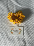 Hair Scrunchie XL - Normal to Thick Hair  - Yellow Stars