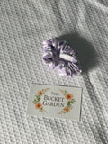 Hair Scrunchie - Regular - Purple Gingham