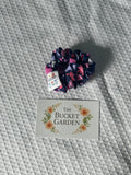 Hair Scrunchie - Small - Purple Dinosaurs
