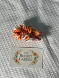 Hair Scrunchie - Regular - Orange Llama