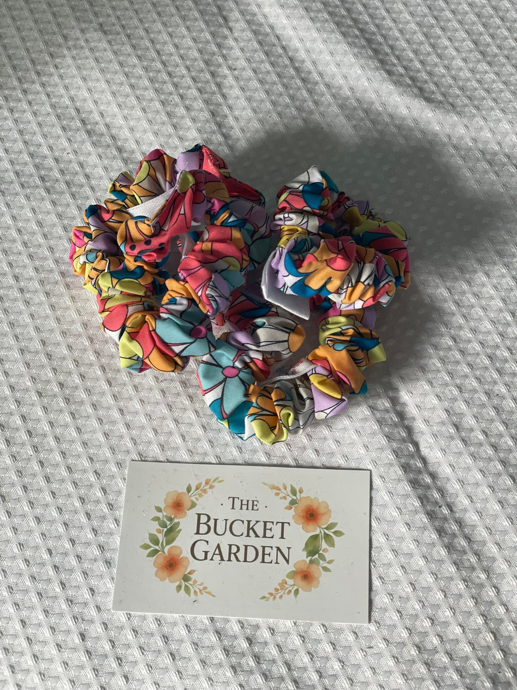 Hair Scrunchie - Regular - Daisy Floral