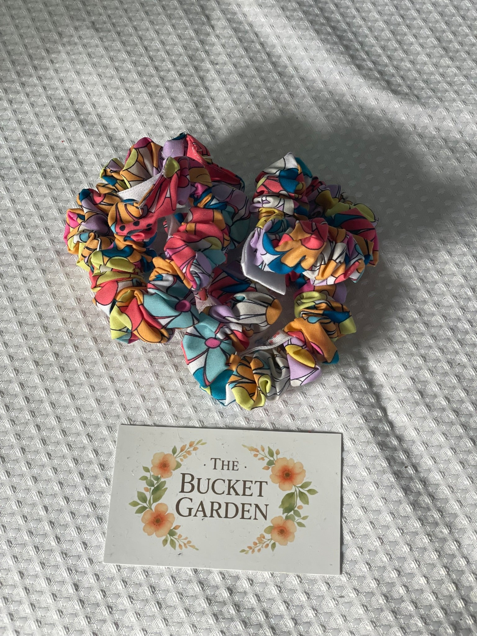Hair Scrunchie - Regular - Daisy Floral