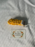 Wristlet - Scrunchie Yellow Stars