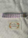 Wristlet - Purple Gingham