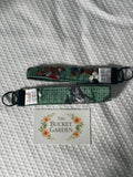 Wristlet - Green Cats and Dogs
