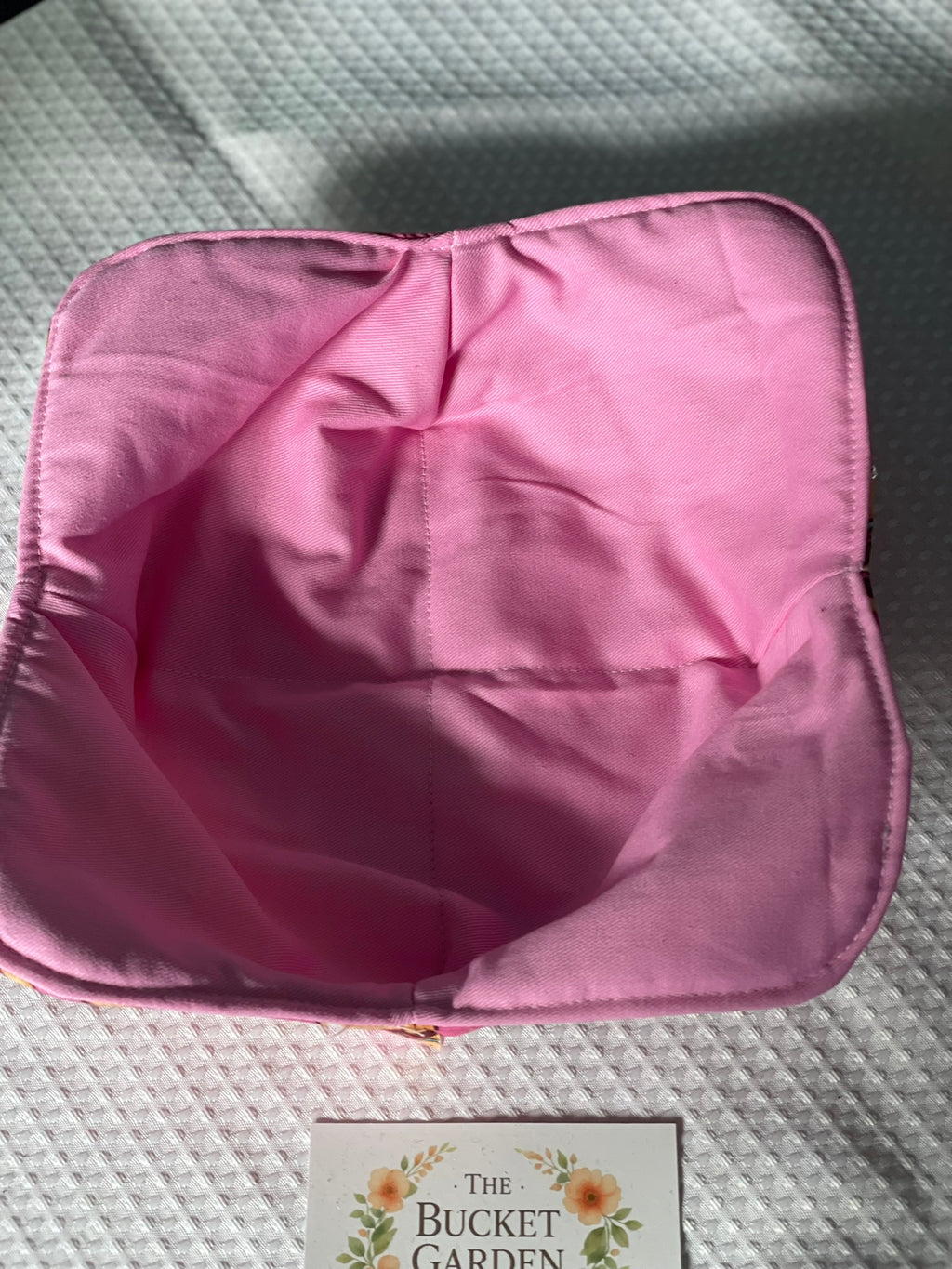 Bowl Cozy - Pink Hamburger - Medium