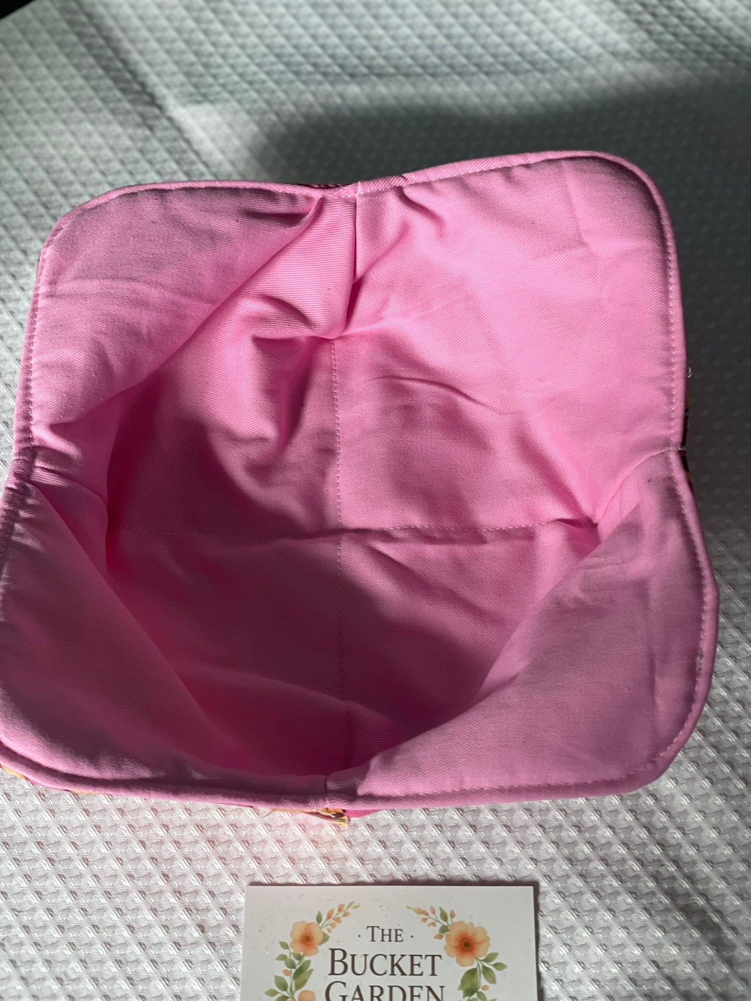 Bowl Cozy - Pink Hamburger - Medium