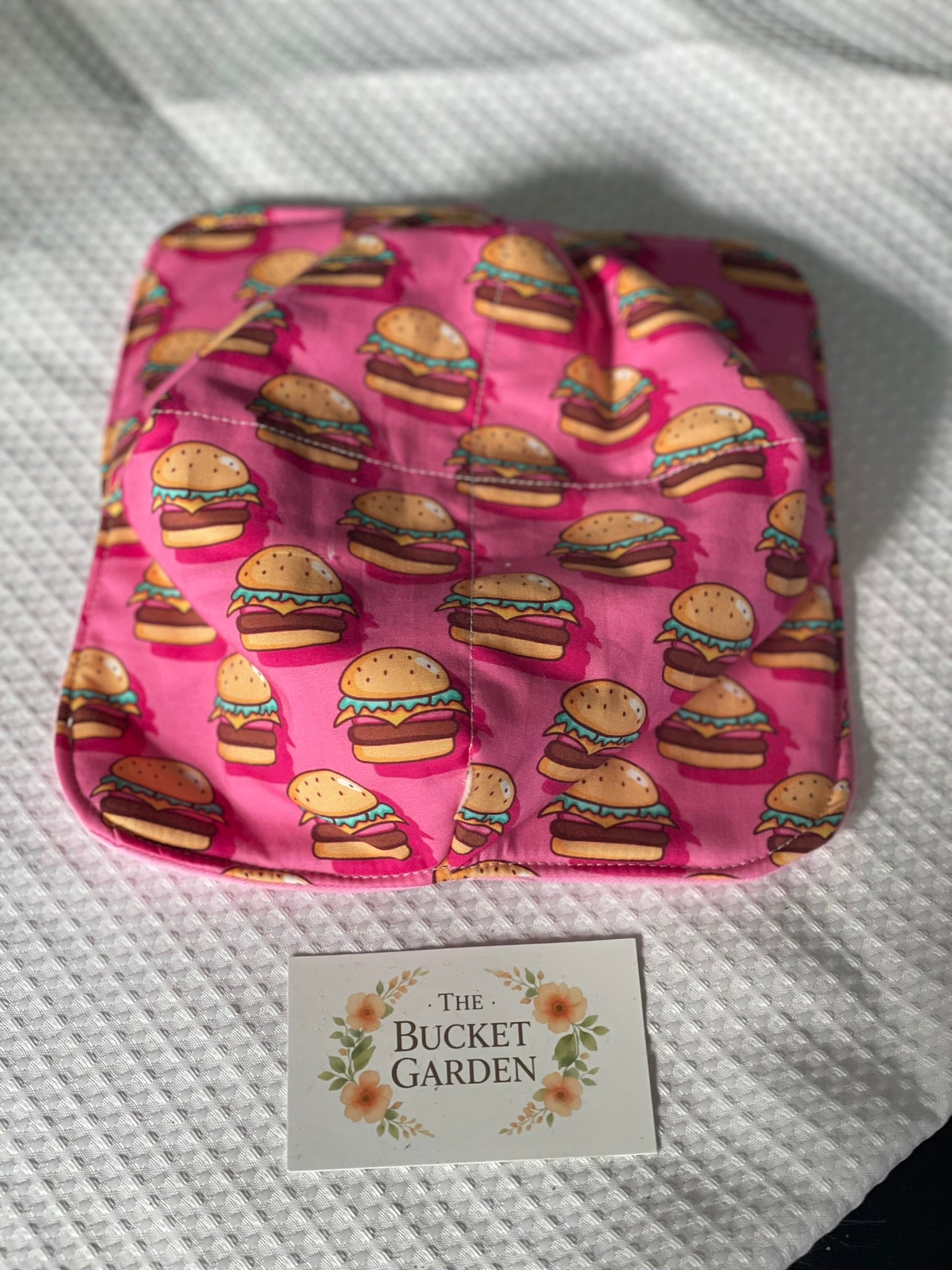 Bowl Cozy - Pink Hamburger - Medium