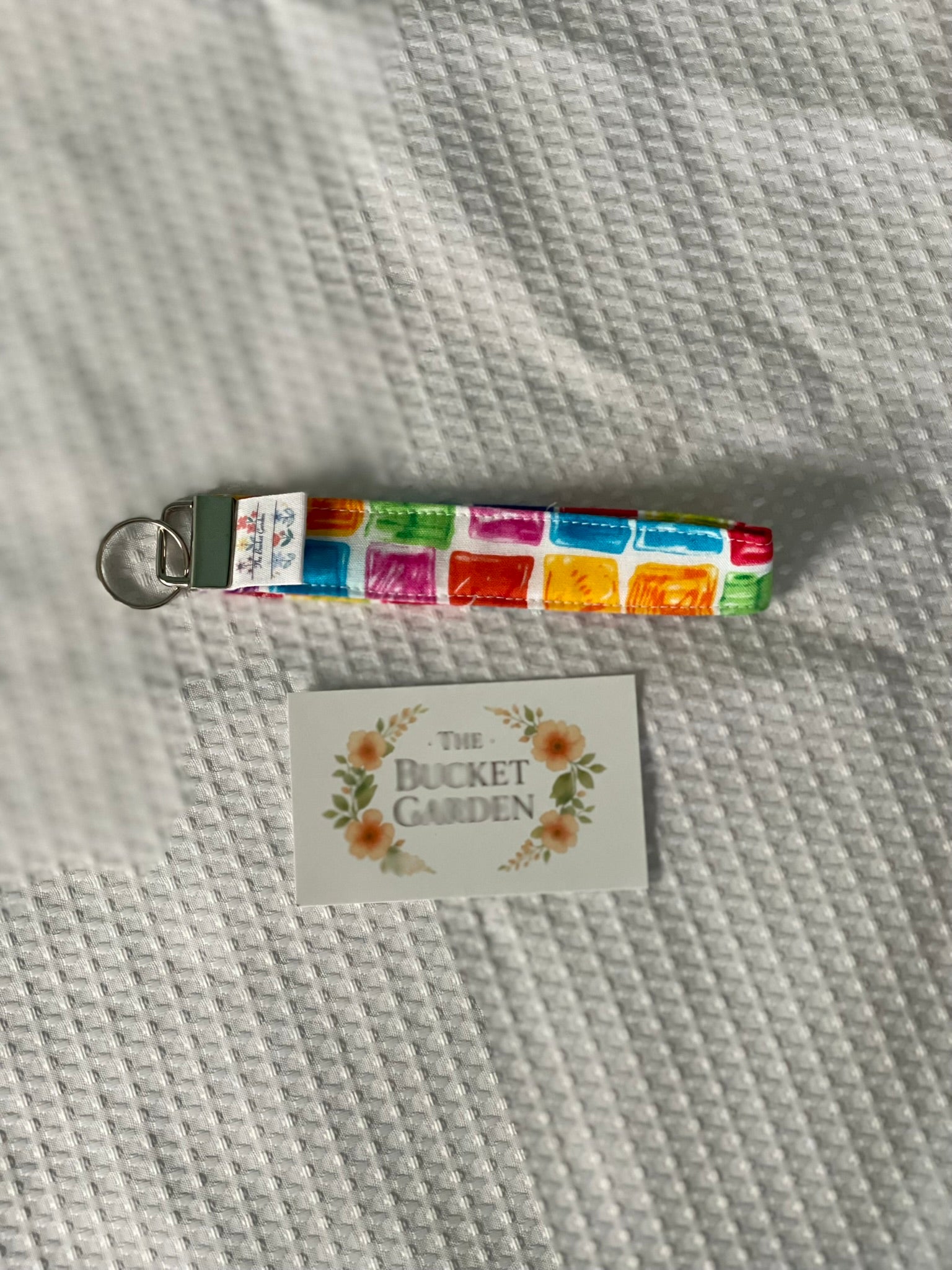 Wristlet - Rainbow Square