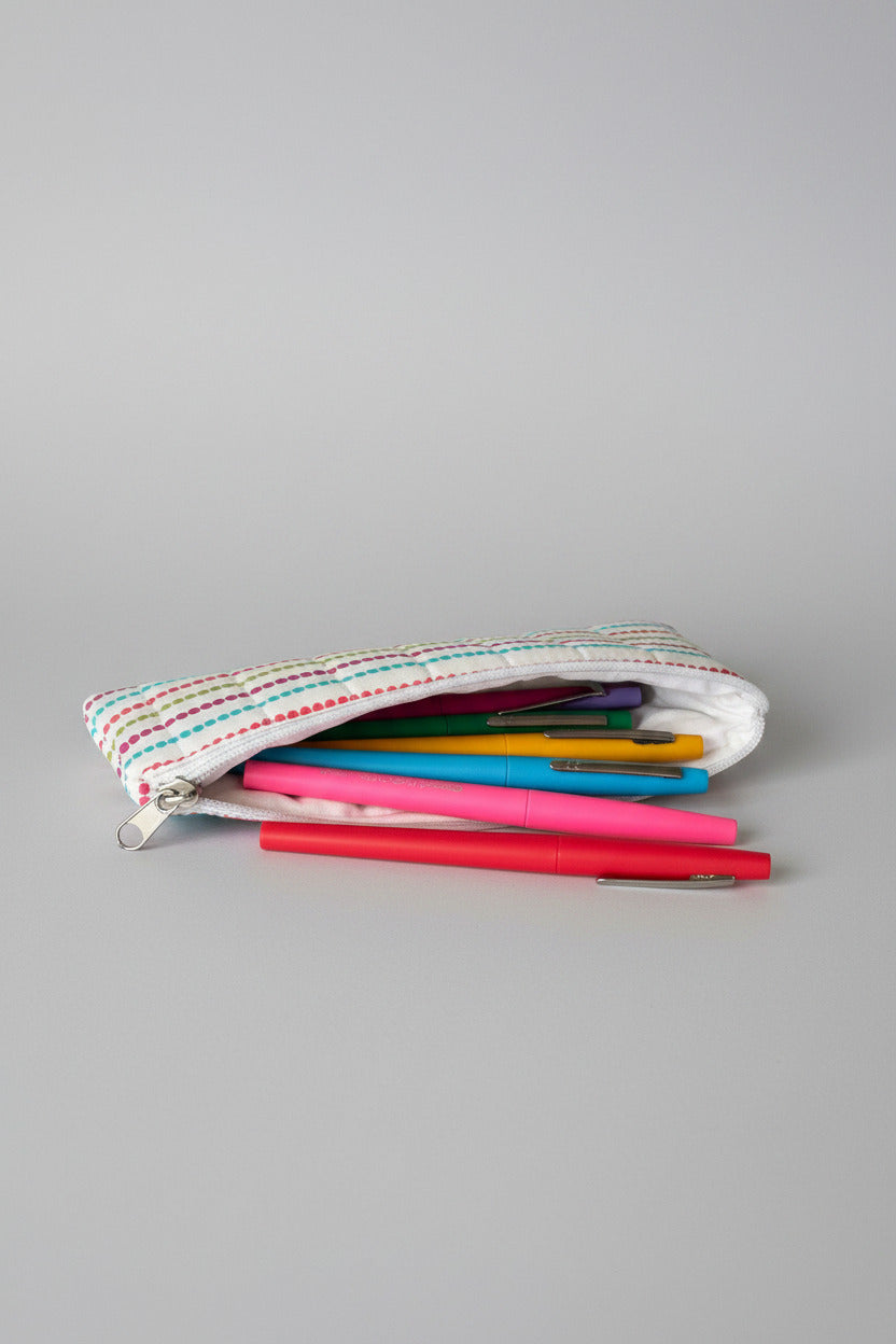 Pencil/Sunglass case - Rainbow Stripe