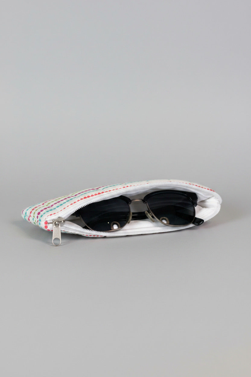 Pencil/Sunglass case - Rainbow Stripe